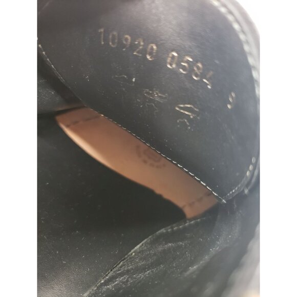 Boss Hugo Boss Men's Bicycle Toe Leather Dress Shoes in  Black - Size 9 - Picture 10 of 10